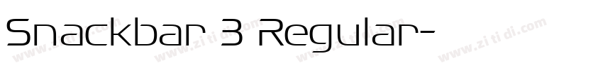 Snackbar 3 Regular字体转换
